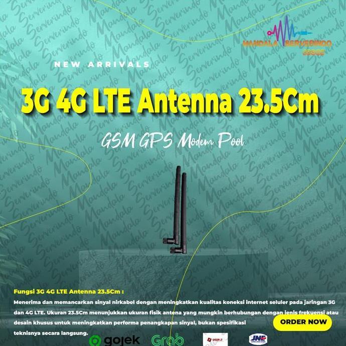3G 4G LTE Antenna 23.5Cm SMA Male GSM GPS Modem Pool