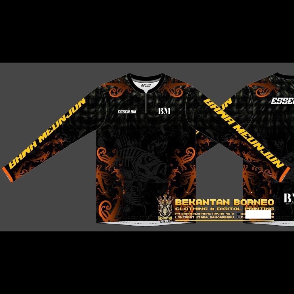 Jersey Mancing Essen BM Custom Nama