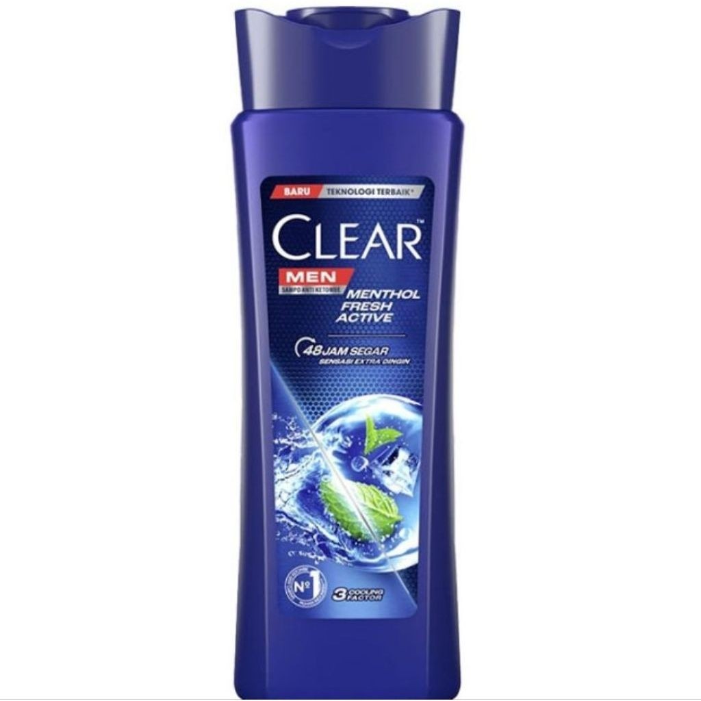 CLEAR Men Shampoo 3in1 Active Clean menthol fresh 160ml ACCJKT