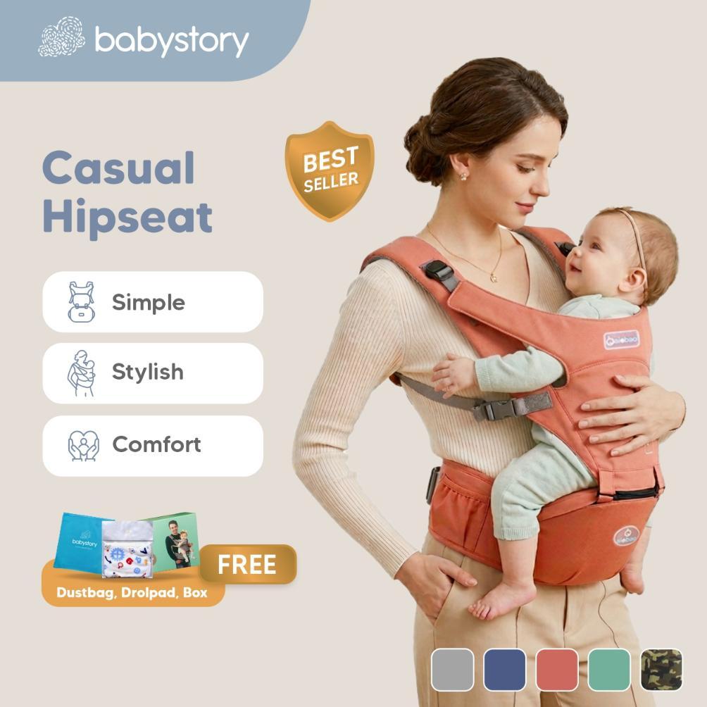 Hipseat Aiebao 6608 Original hipseat casual hipseat baby carrier gendongan bayi Aiebao Diskon