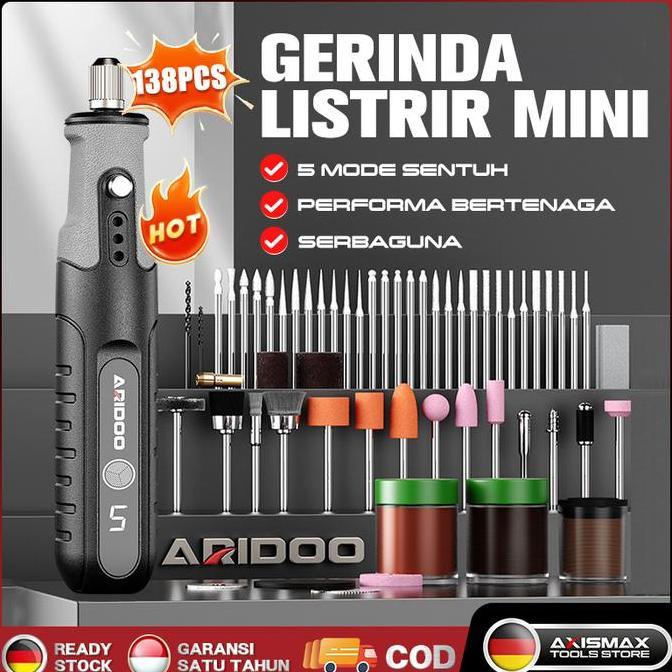 Bor Mini 12V DC 25000 RPM Mini Drill Electric Engraver Grinder Gerinda Electrik Listrik / Penggiling