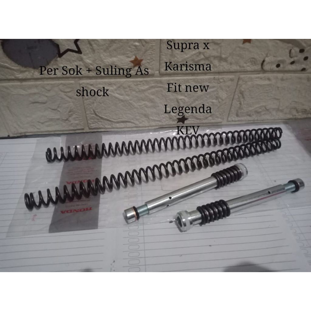 Per Sok Depan plus Suling As shock Supra x karisma fit new legenda KEV