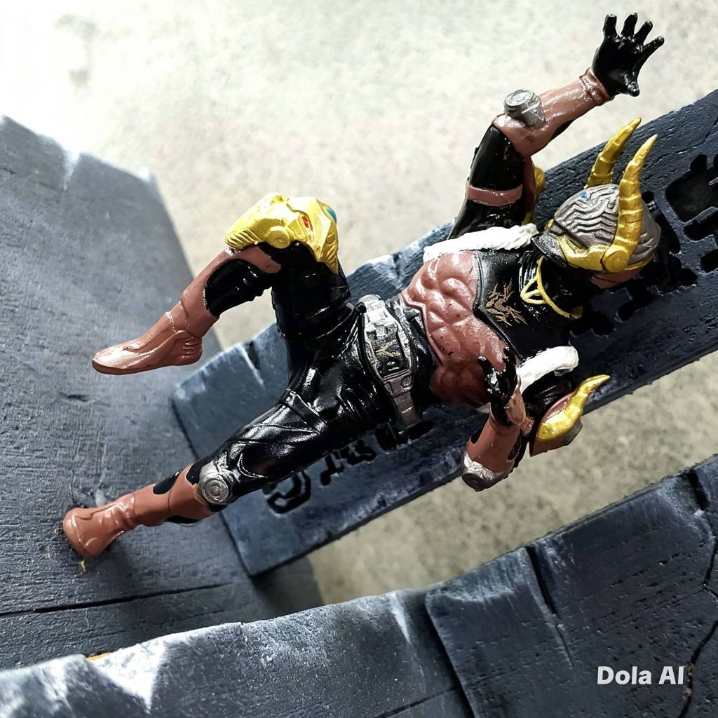 HG Figure Kamen Rider Emperor Serial Kamen Rider Ryuki original Bandai