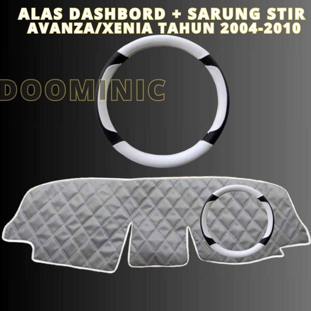 Set Combinasi Sarung Stir + Alas Dashbord Mobil Avanza Xenia 2004-2010