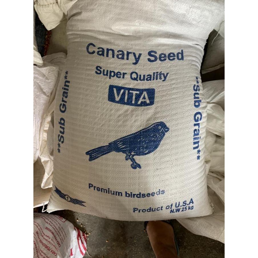 Canary seed biji kenari karungan 25 kg