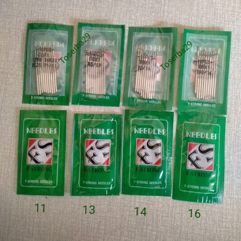 Jarum Mesin Jahit DB X1 F -Strong No 11,13,14,16 jarum mesin jahit industri  untuk mesin jahit jarum