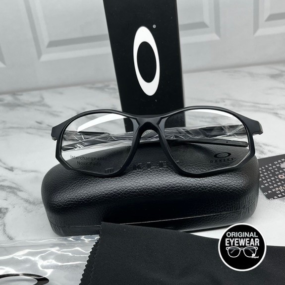 OAKLEY Trajectory OX5120 Original - Sporty Pria Bisa Minus Anti Slip Nose Pad Kacamata  frame Lensa 