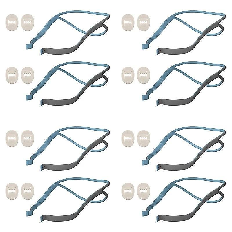 A46U 8X For Resmed Airfit P10 Headgear Strap, Replacement CPAP Headgear Compatible For Resmed Airfit