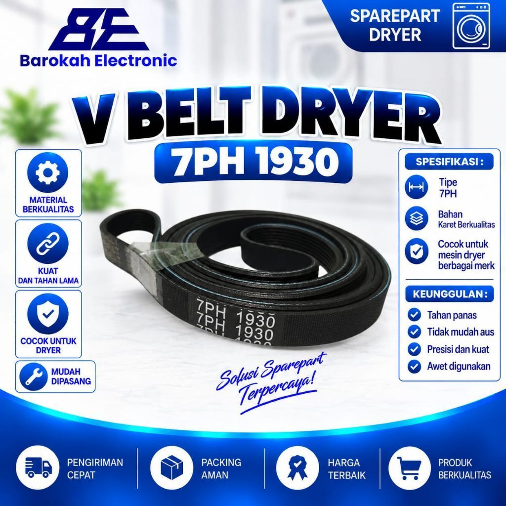V belt dryer mesin cuci 7PH 1930 | Van belt 7PH 1930