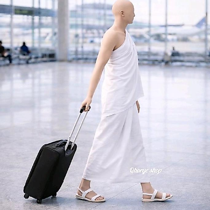 Kain Ihram Pria Dewasa Katun Lembut & Nyaman Untuk Umrah Dan Haji Jubah Polos Muslim Gamis Remaja Pe