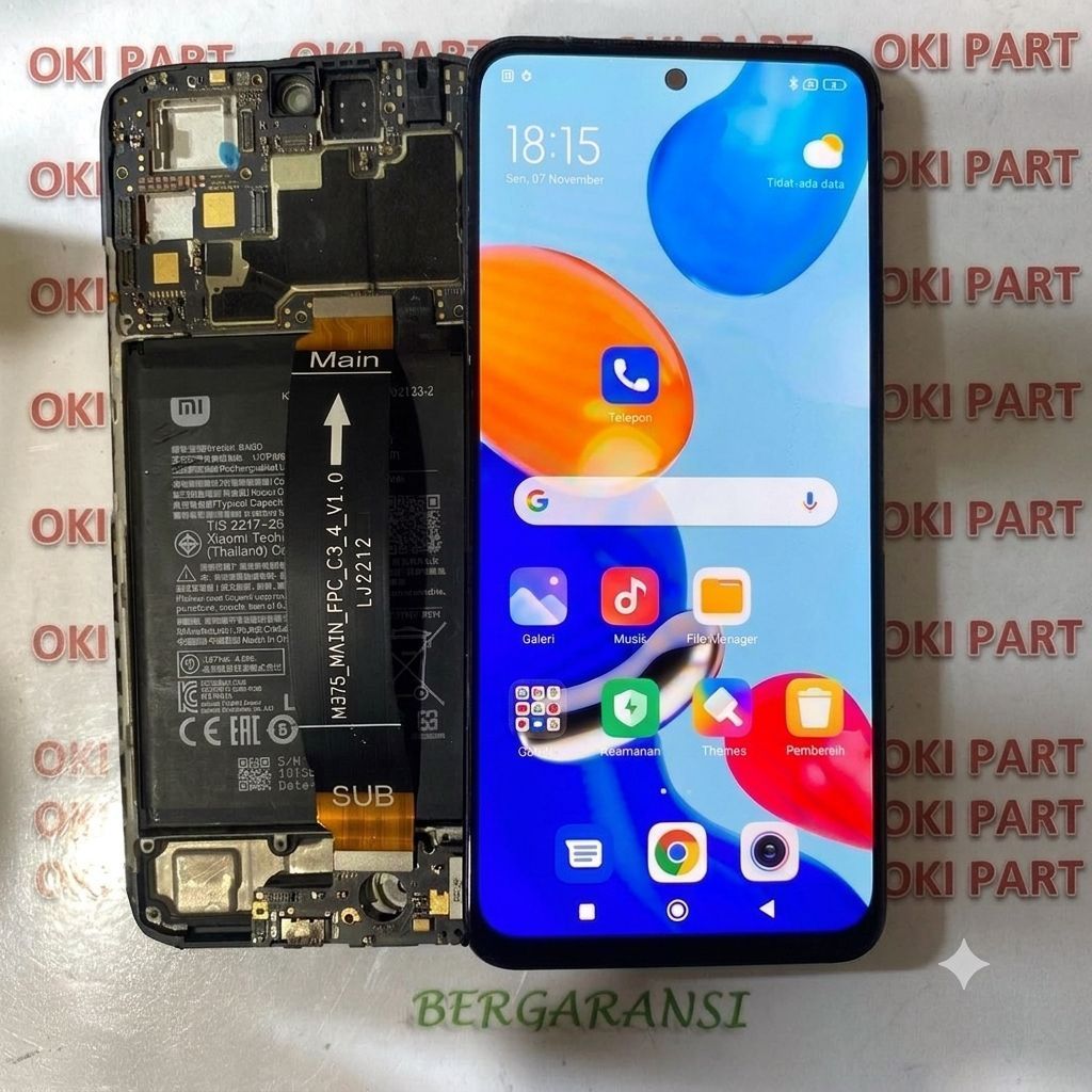 LCD XIAOMI REDMI NOTE 11 4G / POCO M4 PRO ORIGINAL COPOTAN AMOLED 100% Normal Bergaransi
