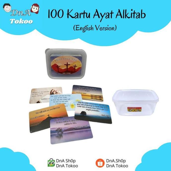 100 Kartu Ayat Alkitab (Versi Bahasa Inggris)