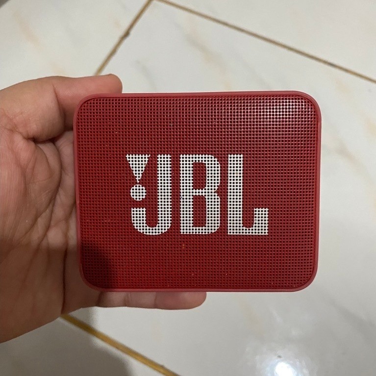 Speaker Bluetooth JBL GO 2 Merah - Waterproof, Baterai Tahan Lama, Suara Bass Kuat