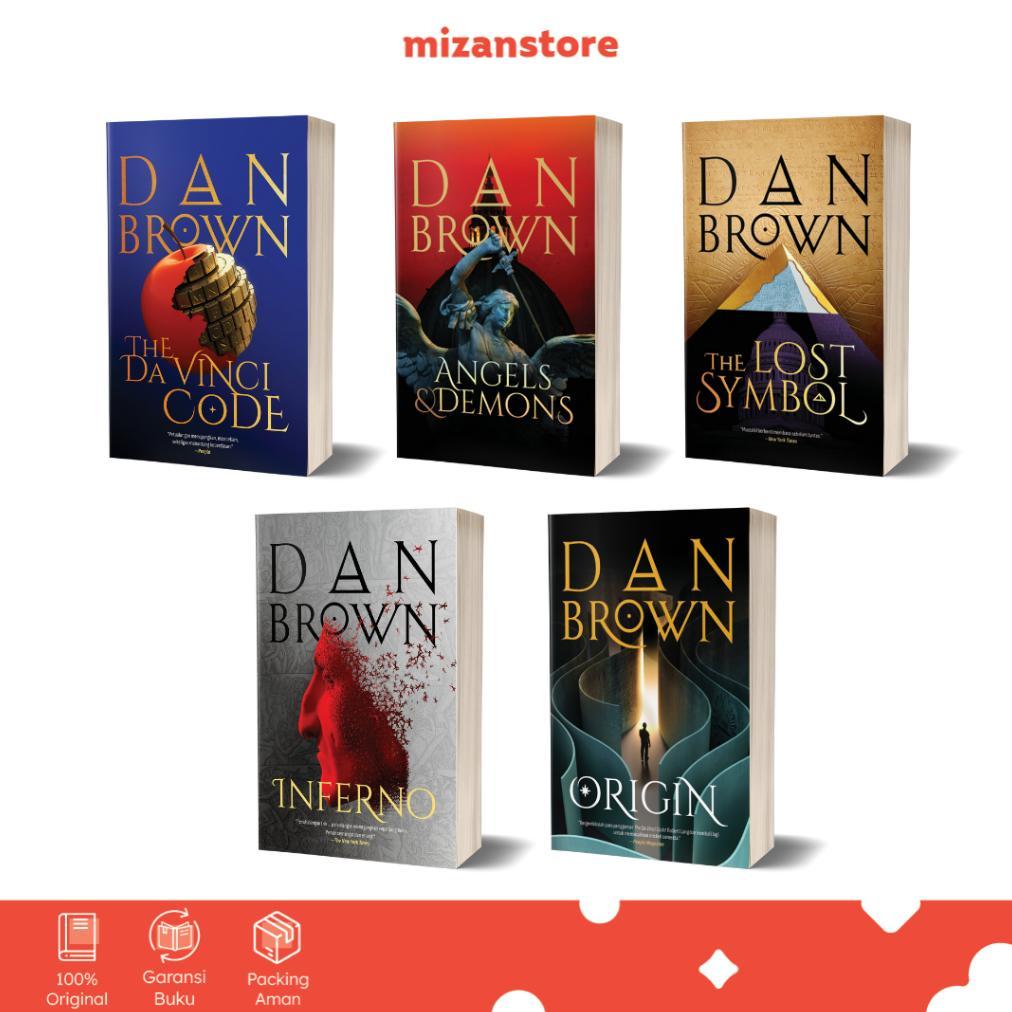 Novel The Davinci Code Angel & Demons The Lost Symbol Inferno Origin The Secret of Secrets - Dan Bro