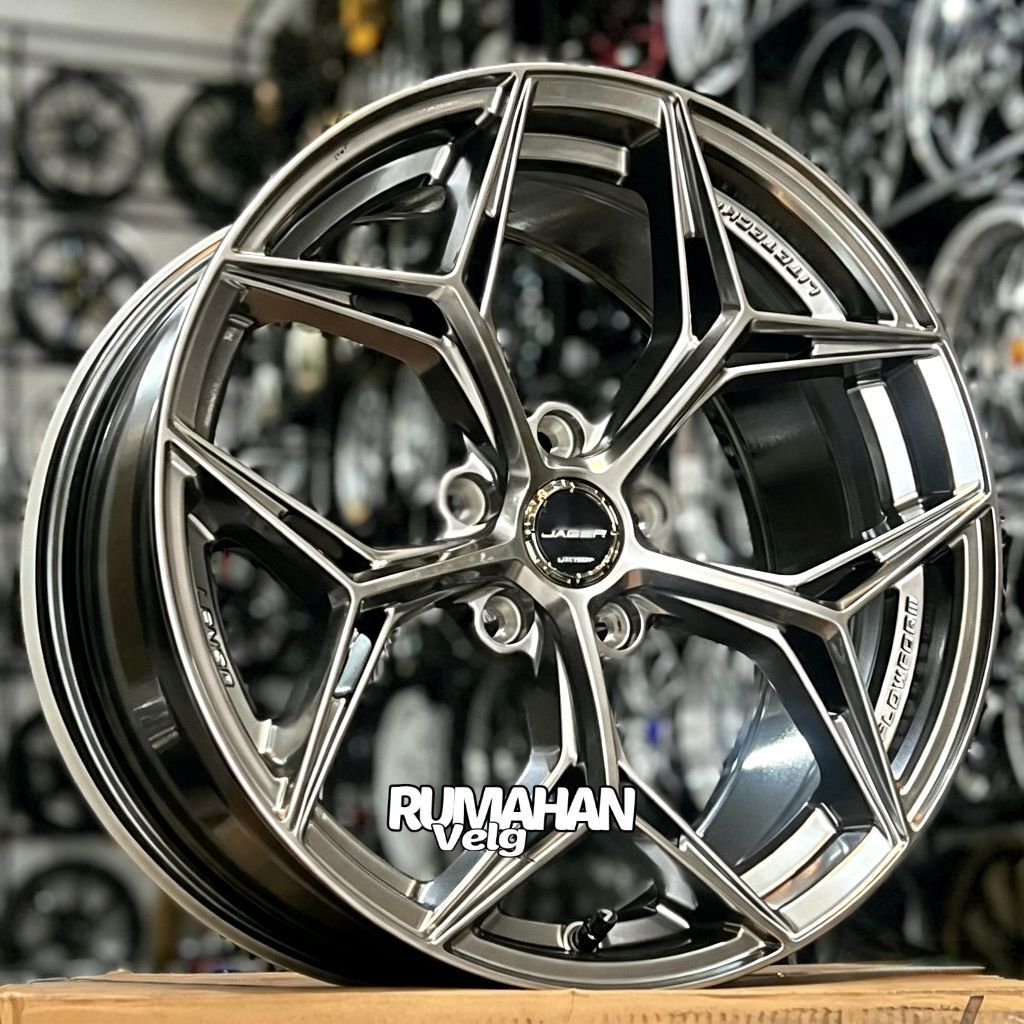 velg racing r18 VAMOS 5 LENSO ORIGINAL THAILAND DENGAN lebar 8,5 pcd 5X114,3 velg mobil ring 18 pnp 
