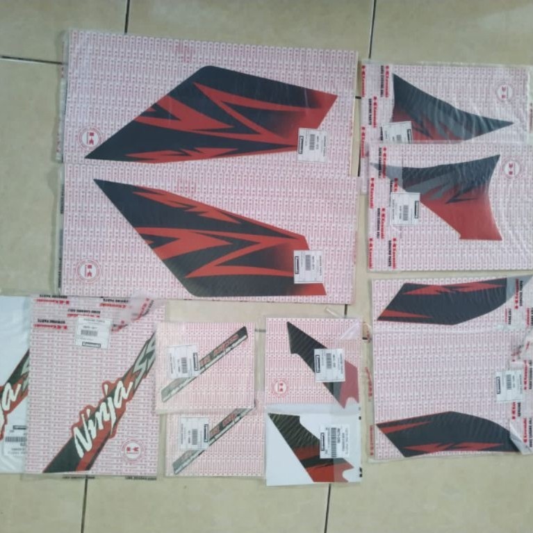 Sticker striping Ninja SS Orange original