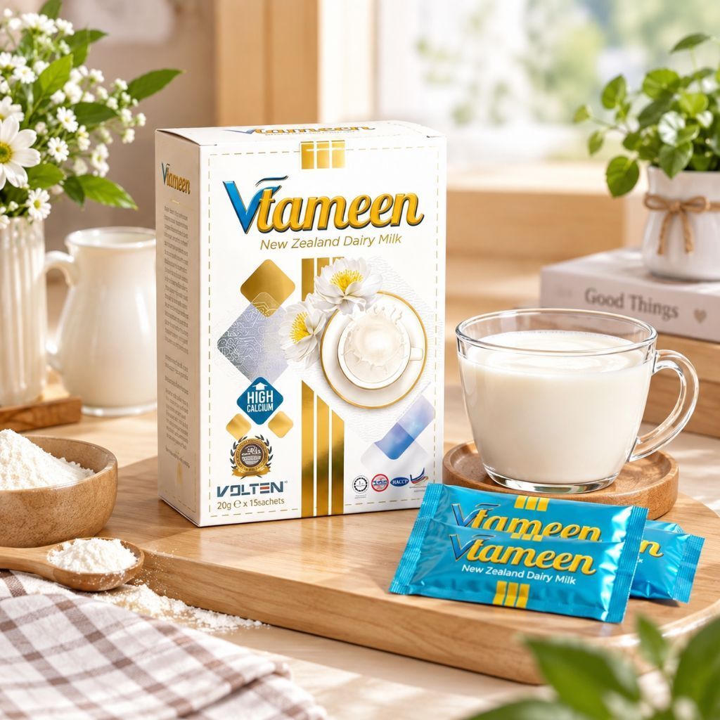 Susu Volten Vtameen Minuman Herbal Jahe Hitam - 15 Sachet, 100% Alami Tanpa Gula