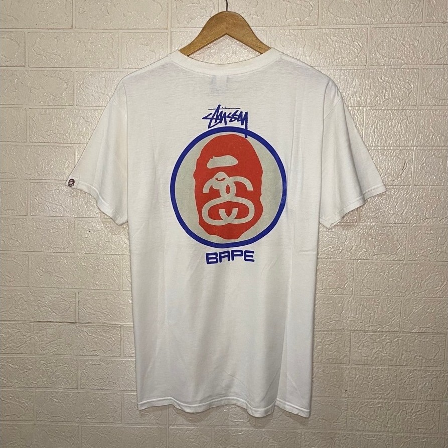 Kaos Stussy X Bape