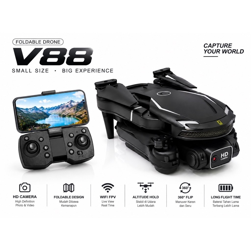 DRONE V88 HD Camera profesional