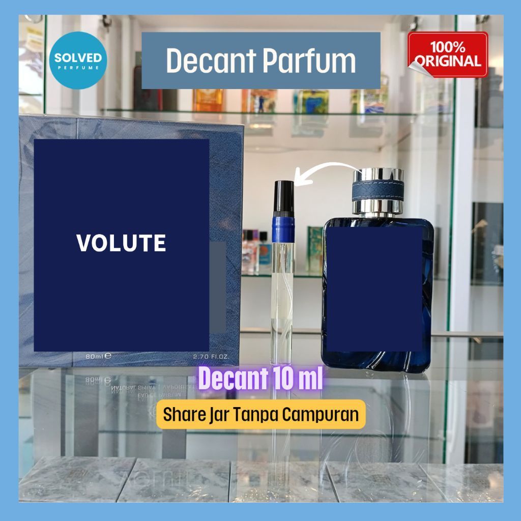 Decant Parfum Original Decant Volute Decant Parfum Volute Original 10ml Tanpa Campuran