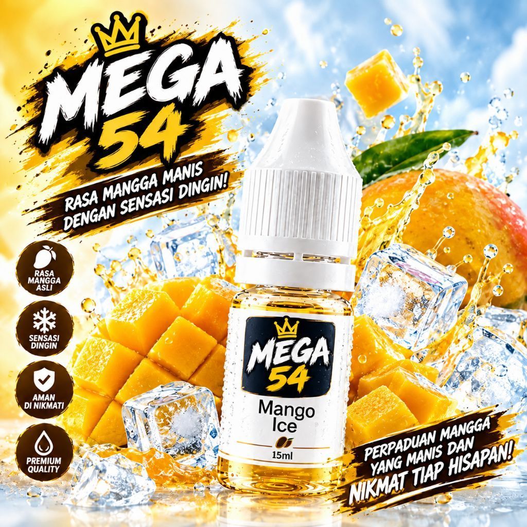 liquid plavor minuman/cake mango ice 15/30 ml