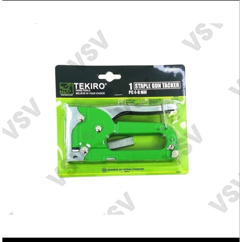Tekiro Staple Gun Tacker 4-8mm Staples Tembak Gun Taker Staples Tembak