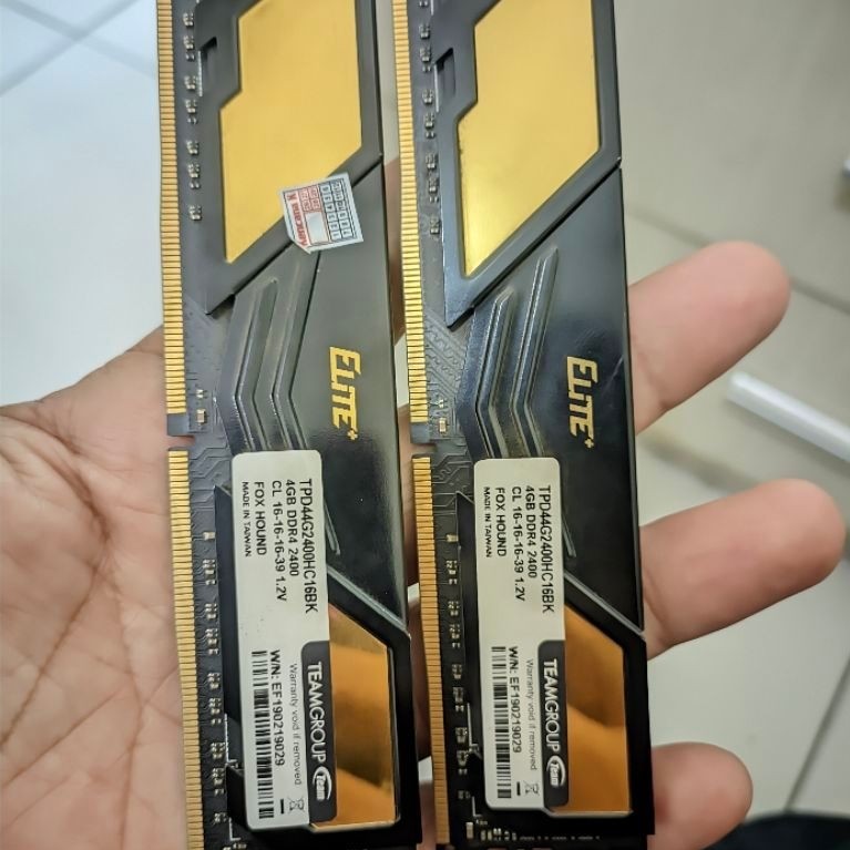 Ram Elite Teamgrup 8gb ddr4 2400 (4x2)