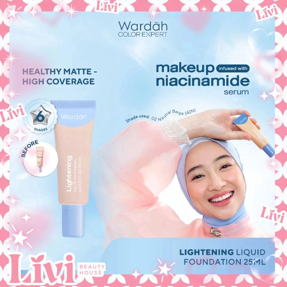 NEW PRODUK LIVI - WARDAH LIGHTENING LIQUID FOUNDATION