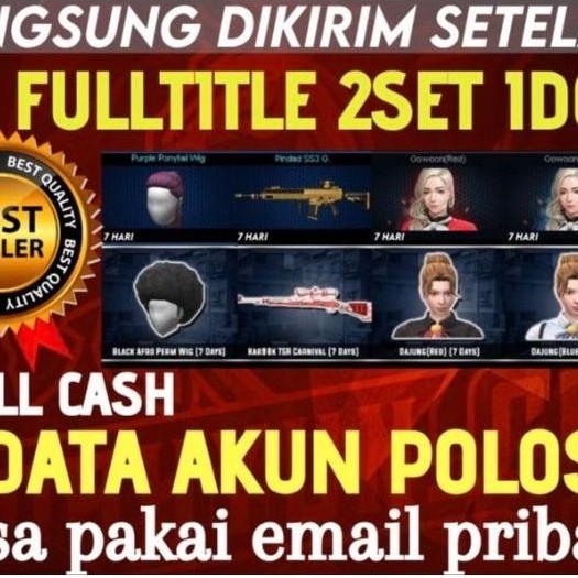 Char / akun Point Blank M1