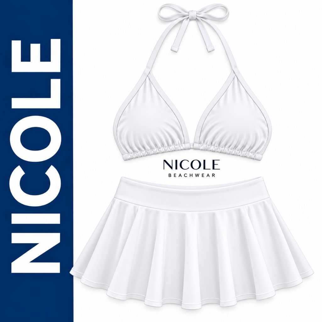[NICOLE] Bikini Pantai Bikini Renang Bikini Tali Baju Renang Wanita Swimsuit Monokini