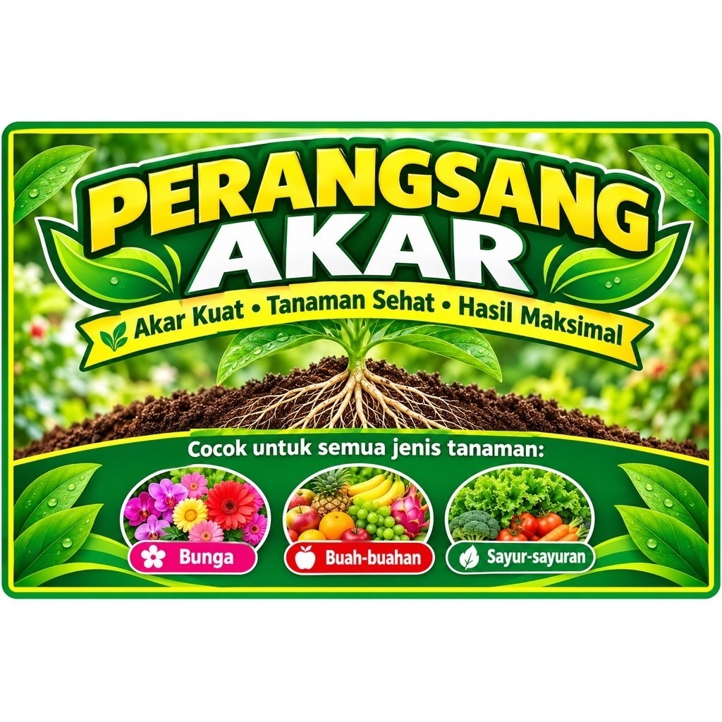 Perangsang Akar untuk Tanaman Bunga Buah-buahan dan Sayur-sayuran
