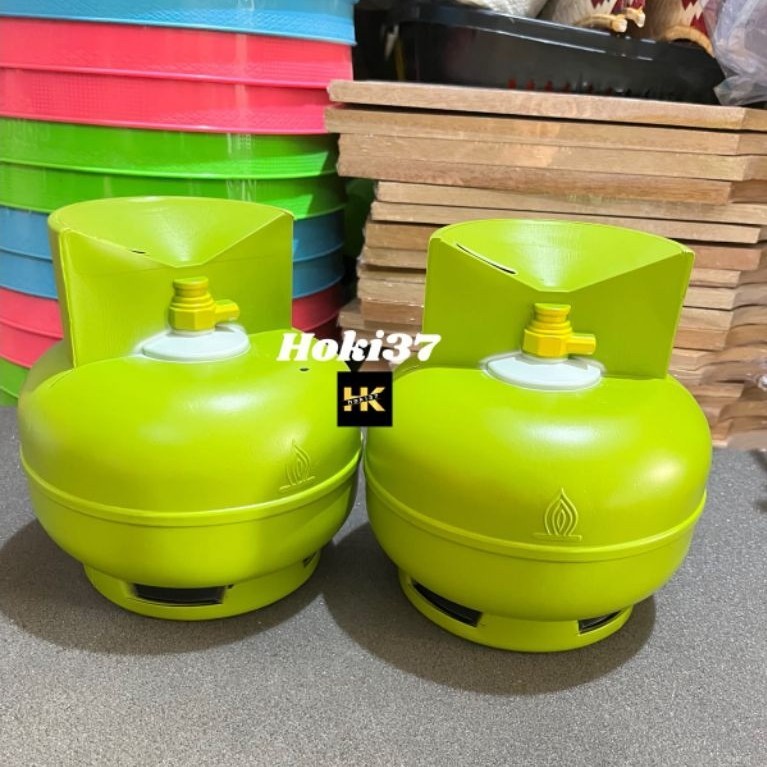 CELENGAN TABUNG GAS LPG / TABUNGAN PLASTIK LPG MELON