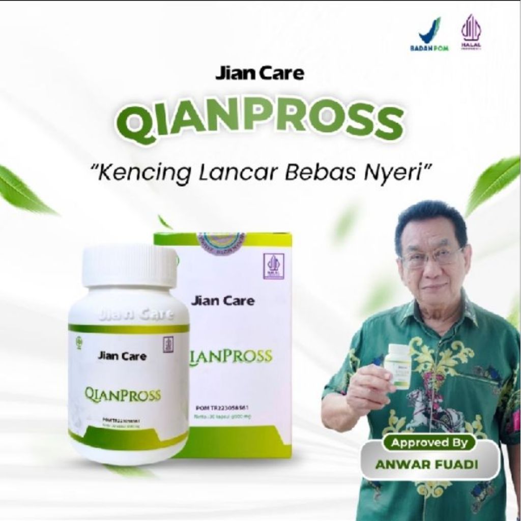 Jian Care Qianpross - Obat Herbal Cina Atasi Prostat Infeksi Saluran Kemih Saluran Kencing ISK