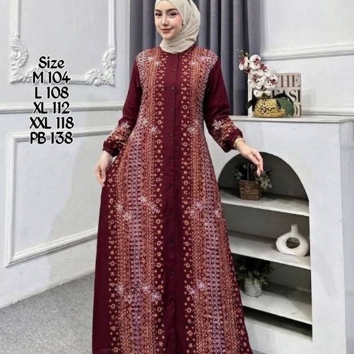 gamis twill daster twill terbaru