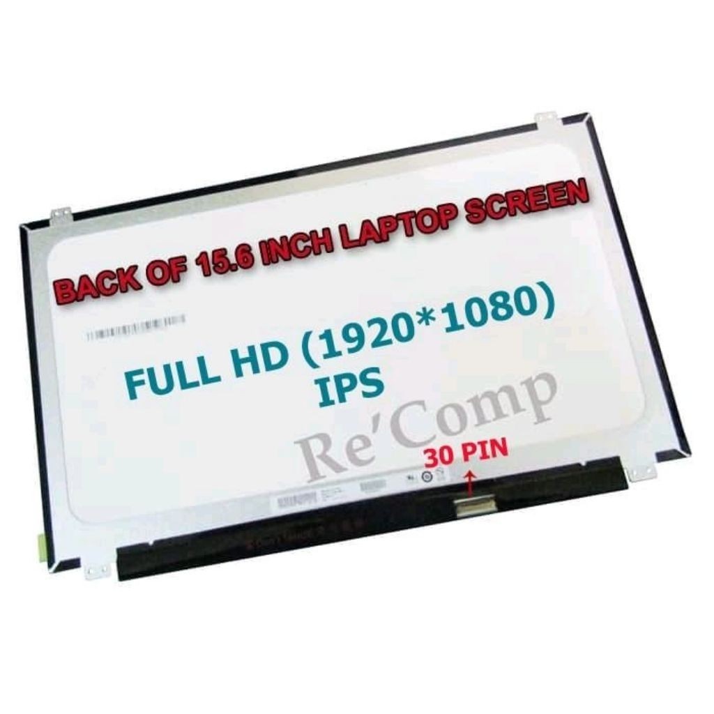 LAYAR LED LCD TOSHIBA Dynabook B65/A B65/D B65/B B65/DN B65/W B65/R 15.6 INCH