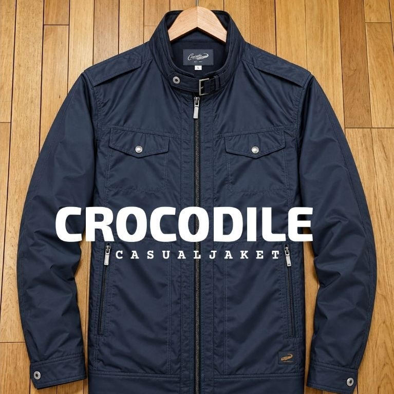 jaket casual crocodile second original