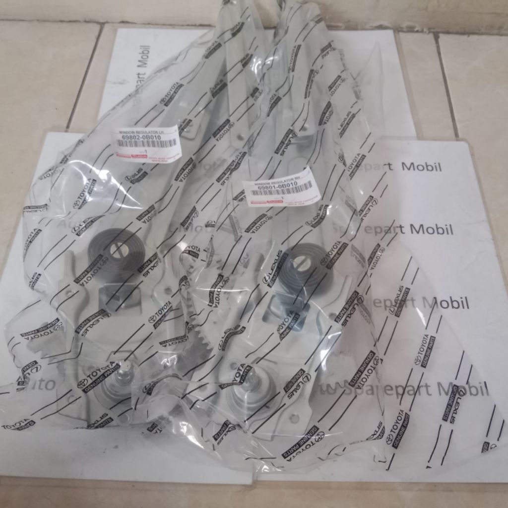 Regulator pintu kaca kijang 7k diesel Original