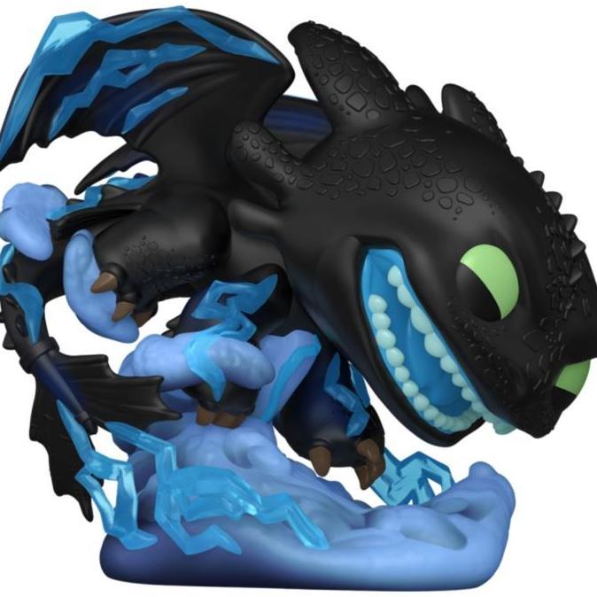FUNKO POP PREMIUM HOW TO TRAIN YOUR DRAGON TOOTHLESS WITH LIGHTNING