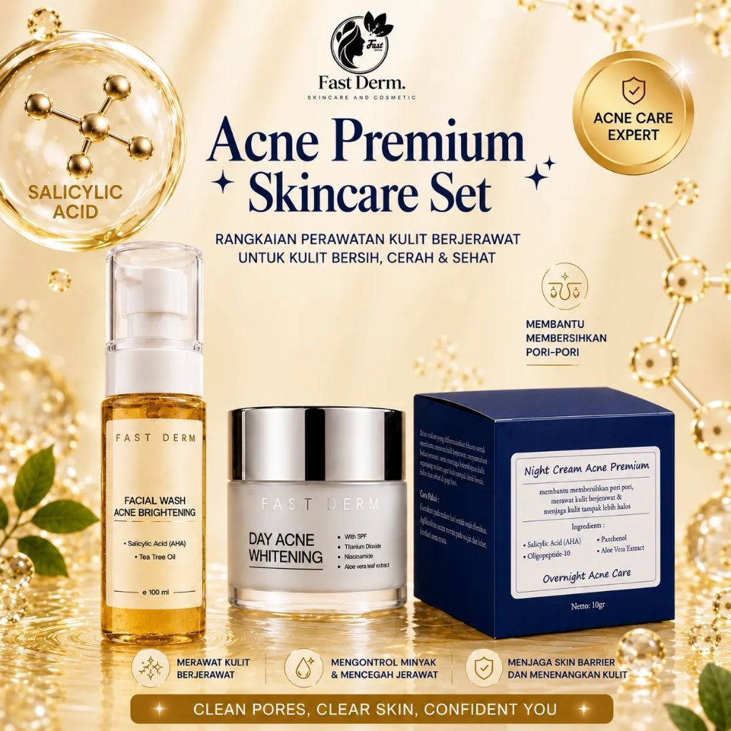 PAKET ACNE PREMIUM FAST DERM