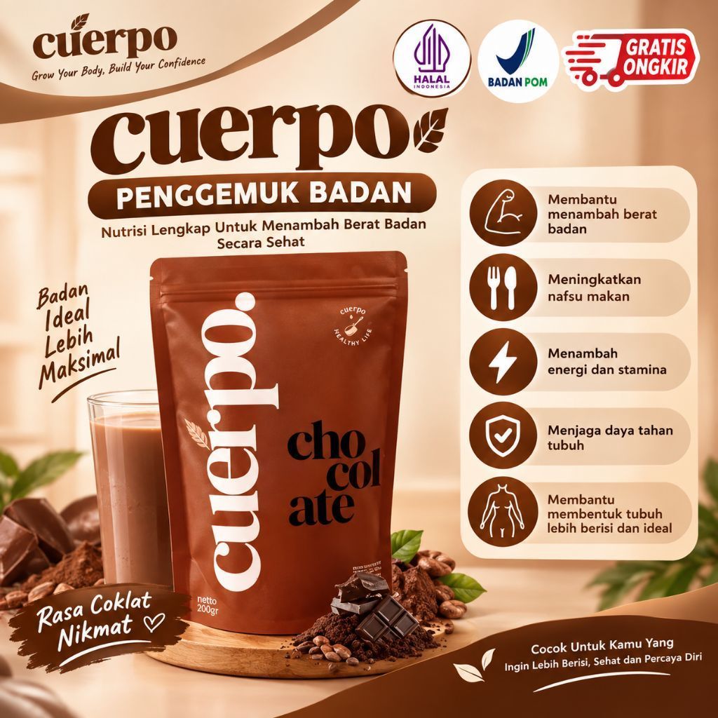 SUSU CUERPO PENGGEMUK BADAN HALAL BPOM