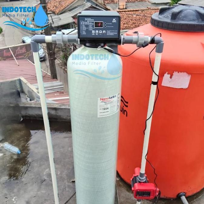 PAKET INSTALASI FILTER AIR 1054/ FILTER AIR SUMUR BOR KERUH KUNING/ PAKET FILTER OTOMATIS BACKWASH