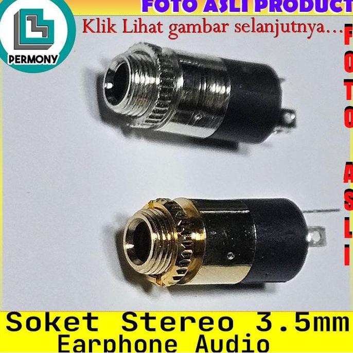 STEREO AUDIO HEADPHONE 3.5MM SOCKET JACK MOUNT CONNECTOR PJ-392