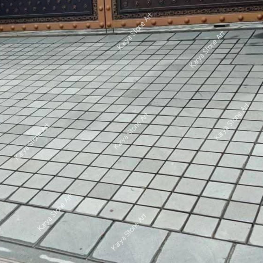 Batu Andesit Carport 10x10cm | Batu Alam Andesit | Andesit Bakar 10x10cm