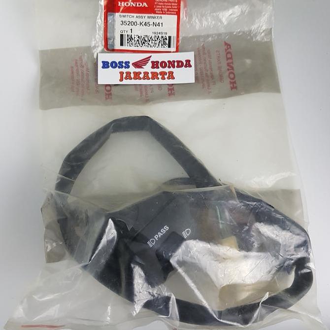Sparepart Cbr K45G : 35200-K45-N41 Saklar Sein Set Cbr 150R K45G, K45N Original Ahm