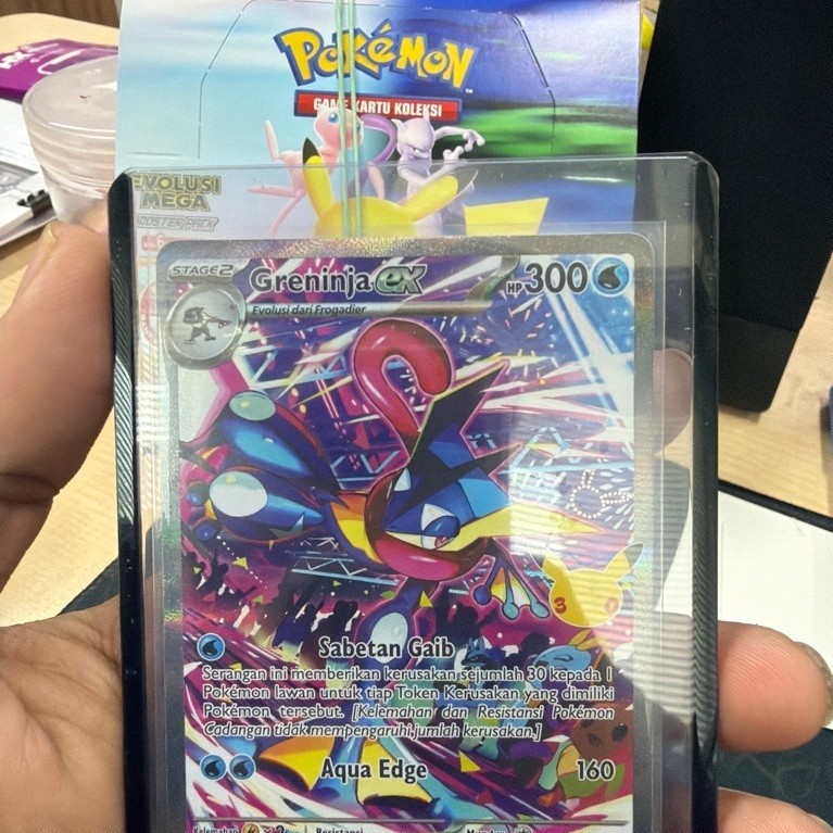 Greninja SAR Celebration 30th Pokemon TCG Indonesia