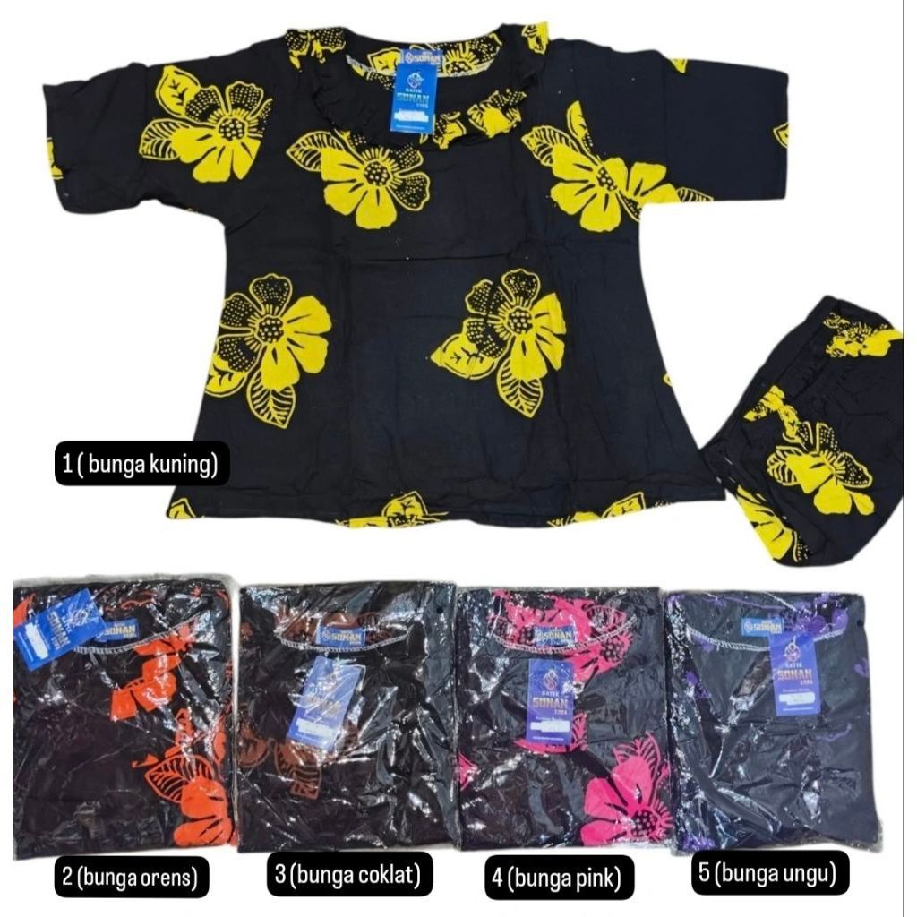 cp abg | sunan | tangan 3/4 celana panjang