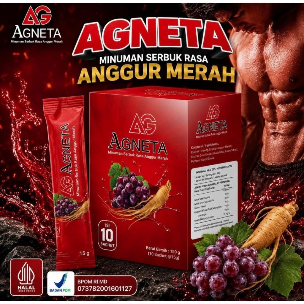 AGNETA ORIGINAL MINUMAN KESEHATAN 1 BOX ISI 10 SACHET