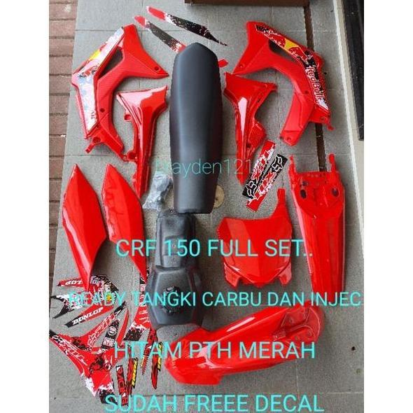 PREMIUM BODY FULL SET KOMPLIT CRF 150 - BODY SET TANGKI DAN JOK CRF 150