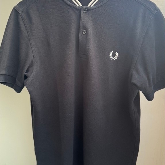 Preloved Fred Perry Bomber Collar Polo shirt