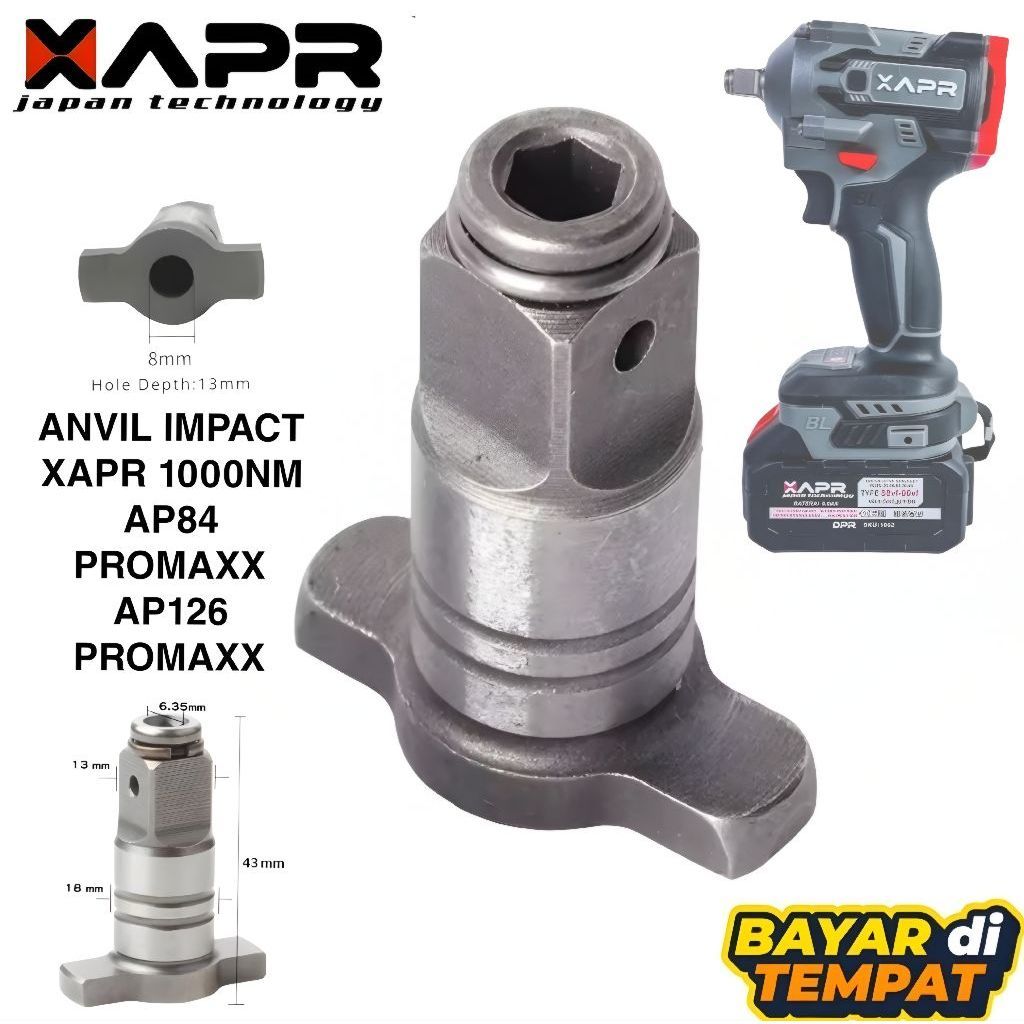 ANVIL IMPACT WRENCH APR AP84Promaxx+ AP84PROMAXX GTOOLS GT126PROMAXX